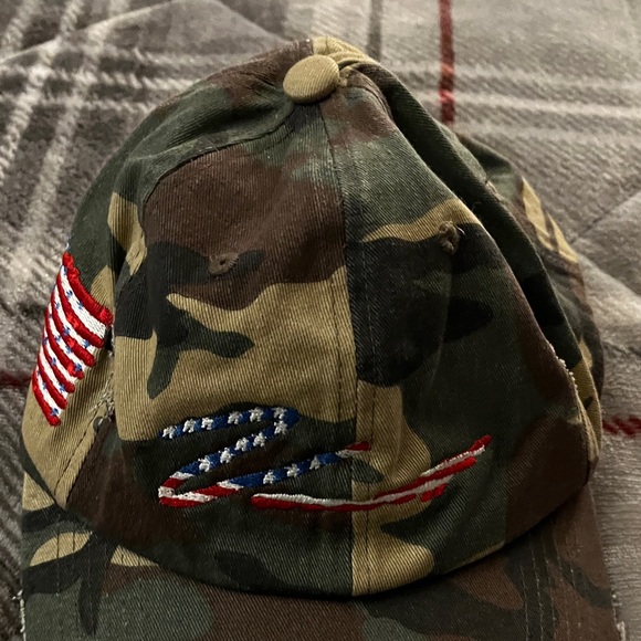 Vesope Custom Shoes & Apparel (CSA) WTP/AF distressed dad hat Veteran’s Day - Picture 1 of 5